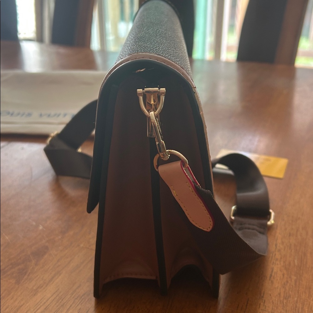 Monogram Brown Clutch - Picture 8 of 11